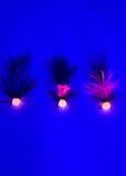 Glow Hot Pink/ Black purple
